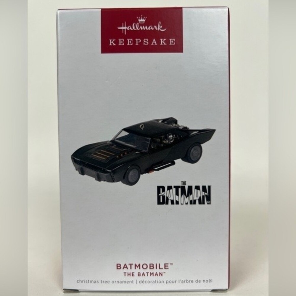 2022 Hallmark Batmobile DC Comics The Batman Car Ornament